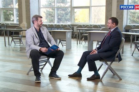 Михаил Криштал дал интервью телеканалу «Россия 24»