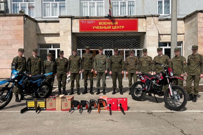 ТГУ помогает: в зону СВО едут новые мотоциклы