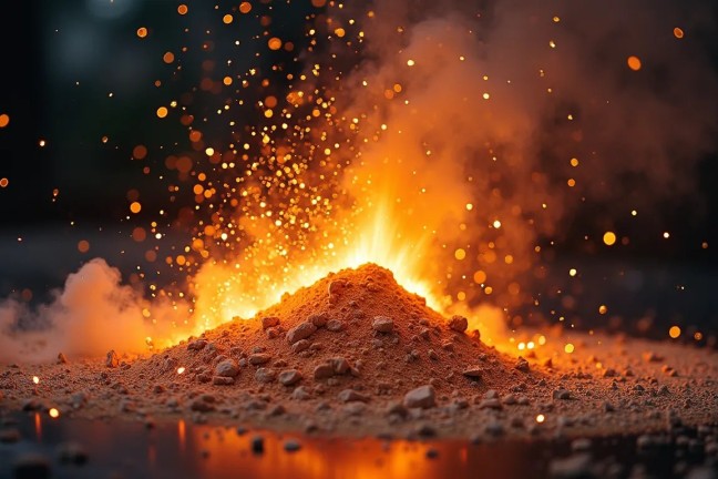 Учёные раскрыли двойной характер горения алюминиевой пыли