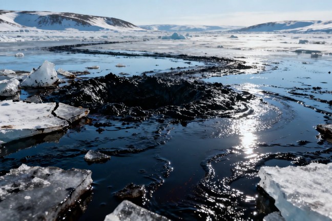 «Магнитная губка» очистит арктические воды от разливов нефти