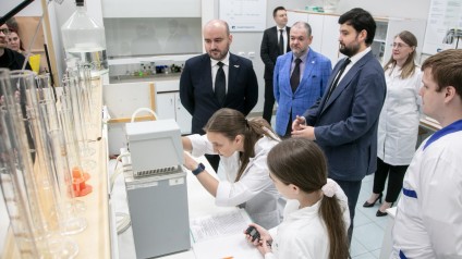 Губернатор Самарской области посетил ТГУ