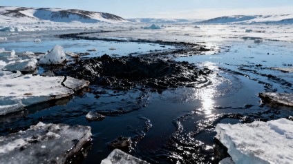 «Магнитная губка» очистит арктические воды от разливов нефти