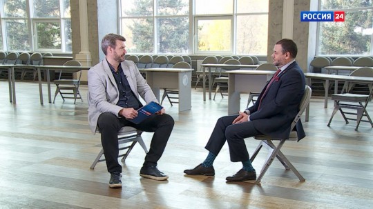 Михаил Криштал дал интервью телеканалу «Россия 24»