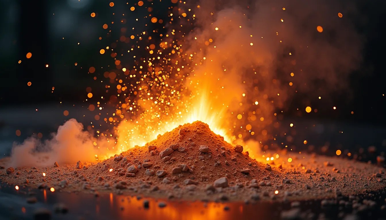 Учёные раскрыли двойной характер горения алюминиевой пыли