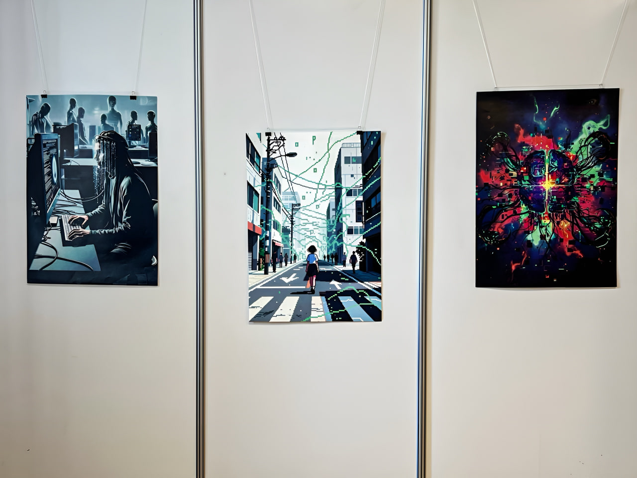 Страх и доверие к ИИ: студенты показали чувства в нейроарте